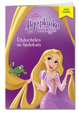 Ilgo plauko istorija. Užduotėlės su lipdukais