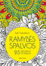 Ramybės spalvos. 25 spalvinimo atvirukai
