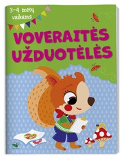 Voveraitės užduotėlės. 3–4 metų vaikams Voveraitės užduotėlės. 3–4 metų vaikams
