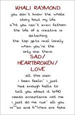 Sad/Heartbroken/Love