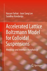 Accelerated Lattice Boltzmann Model for Colloidal Suspensions
