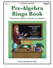 Pre-Algebra Bingo Book