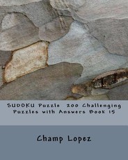 SUDOKU Puzzle 200 Challenging Puzzles with Answers Book 15