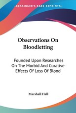 Observations On Bloodletting