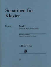 Sonatinen für Klavier Band I, Barock und Vorklassik