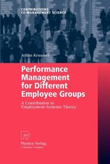 Performance Management for Different Employee Groups