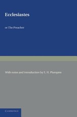 Ecclesiastes or the Preacher