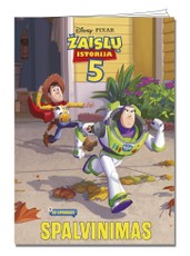 Žaislų istorija 5. Spalvinimas su lipdukais