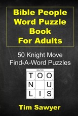 Bible People Word Puzzle Book for Adults