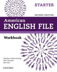 American English File 2e Workbook Starter Level 2019 Pack