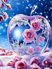 Diamond Mosaic - Stiklinis obuolys