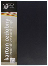 Dekoratyvinis popierius MILLENIUM A4 juodas 250g 20l