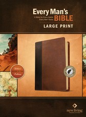 Every Man's Bible NLT, Large Print, Tutone