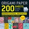 Origami Paper 200 Sheets Inspirational Messages 6 (15 CM)