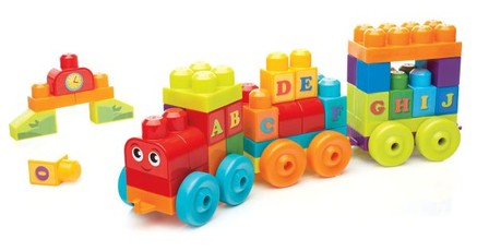 MEGA BLOKS rinkinys – Traukinys (60 det.) (DXH35)