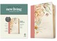 NLT Wide Margin Bible, Filament-Enabled Edition (Red Letter, Leatherlike, Dusty Pink Blossoms)
