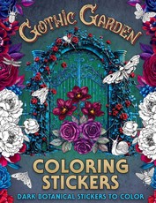 Gothic Garden Coloring Stickers