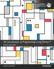An Introduction to Programming Using Python, Global Edition