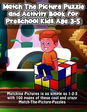 Match The Picture Puzzle and Activity Book for Preschool Kids Age 3-5