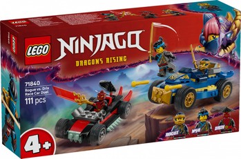 LEGO NINJAGO 71840 Rogue prieš Drix: lenktynių dvikova