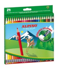 Pieštukai spalvoti ALPINO Erasable 24sp
