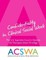 Confidentiality In Clinical Social Work