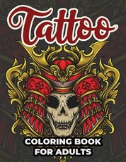 Tattoo Coloring Book For Adults