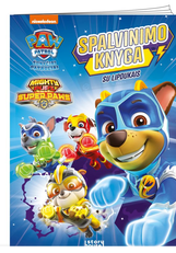 Šunyčiai patruliai. Paw Patrol. Spalvinimo knyga su lipdukais