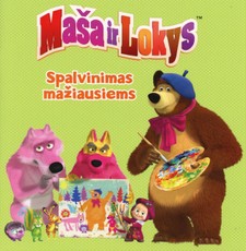 Maša ir lokys. Spalvinimas mažiausiems