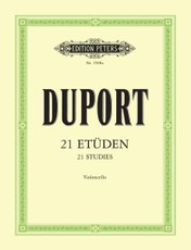 Duport, J: 21 Etüden für Violoncello