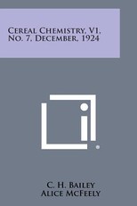 Cereal Chemistry, V1, No. 7, December, 1924