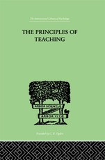 Thorndike, E: Principles of Teaching