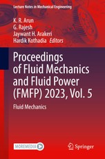 Proceedings of Fluid Mechanics and Fluid Power (FMFP) 2023, Vol. 5
