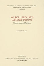 Marcel Proust's Grasset Proofs