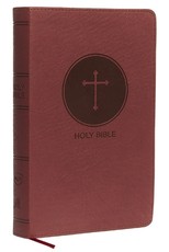 NKJV, Deluxe Gift Bible, Imitation Leather, Burgundy, Red Letter Edition