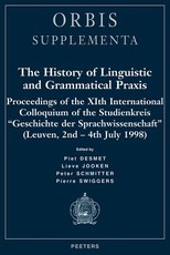 The History of Linguistic and Grammatical Praxis