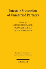 Intestate Succession of Unmarried Partners