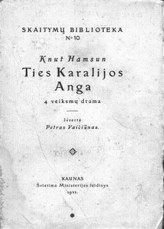 Ties Karalijos Anga. 4 veiksmų drama