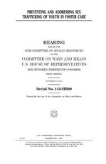 Preventing and addressing sex trafficking of youth in foster care