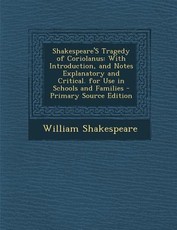 Shakespeare's Tragedy of Coriolanus