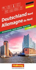 Hallwag Strassenkarte Deutschland Nord 1:500.000