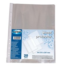 Įmautės skaidrios A4 Centrum, 20vnt.
