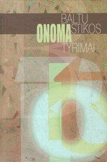 Baltų onomastikos tyrimai