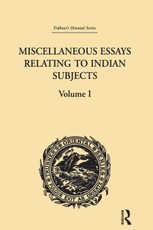 Miscellaneous Essays Relating to Indian Subjects