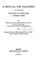 A History of English Literature