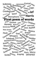 First Poem of Words