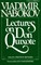 Lectures on Don Quixote