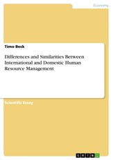 Beck, T: Differences and Similarities Between International