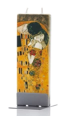 Žvakė FLATYZ „Gustav Klimt – The Kiss“, 15 cm Žvakė FLATYZ „Gustav Klimt – The Kiss“, 15 cm