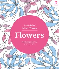 Large Print Colour & Frame - Flowers